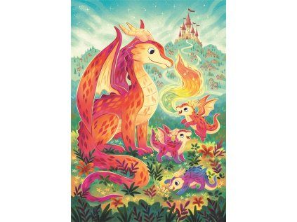 puzzle draci rodinka 60 dilku 213545