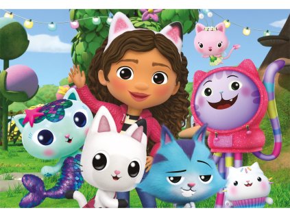 DINO Puzzle Gábinin kouzelný domek 24 dílků