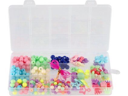 barevne koralky v krabicce 195570
