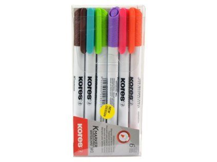 sada popisovacu na bile tabule 6ks 145087