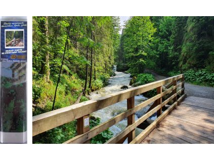 Norimpex Diamantové malování Dřevěný most v lese 30x40cm