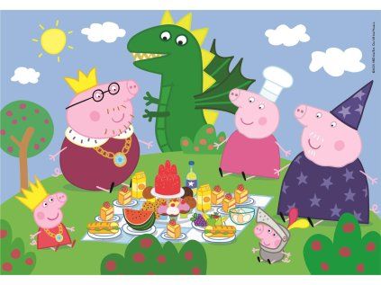 CLEMENTONI Puzzle Prasátko Peppa 60 dílků