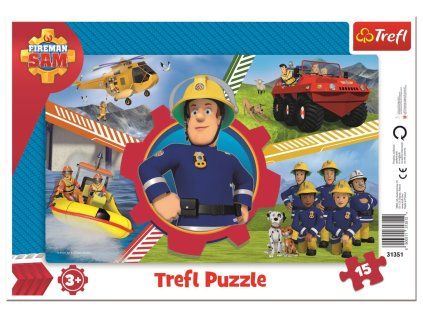 puzzle pozarnik sam 15 dilku 112648