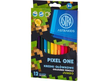 ASTRA Pastelky Pixel One 12ks Jumbo