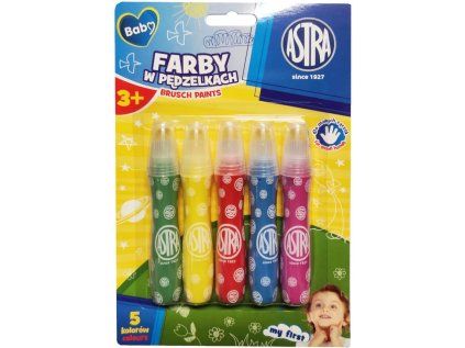 ASTRA Barvy ve štětcích 5ks