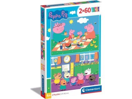 puzzle prasatko peppa 2x60 dilku 207808