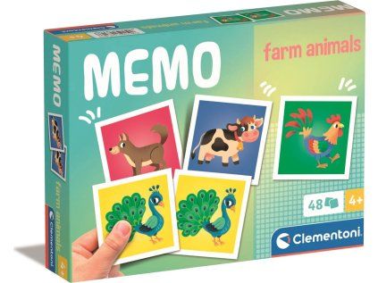 CLEMENTONI Pexeso Zvířata na farmě