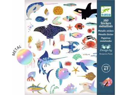 samolepky metalicke ocean 208848
