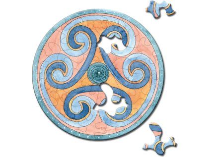 CURIOSI Kulaté puzzle Picoli: Darebák 33 dílků