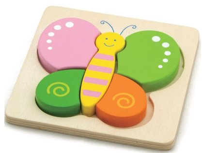 puzzle motylek 5 dilku 24973