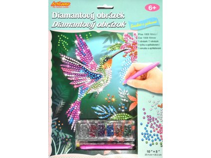 ARTLOVER Diamantový obrázek Kolibřík 20x25cm