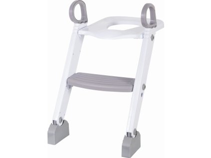 FREEON Záchodové prkénko se žebříkem, bílá,šedá