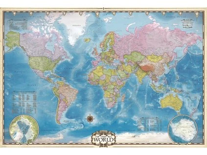 puzzle mapa sveta 2000 dilku 170703