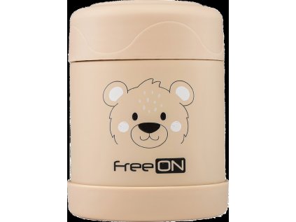 FreeON Termodóza na jídlo nerezová 350 ml - béžová