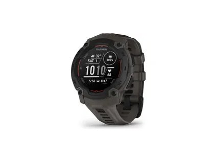 Garmin Instinct E 45mm čierna s charcoal pásikom / múdre hodinky / GPS / BT / meranie dennej aktivity / 10 ATM