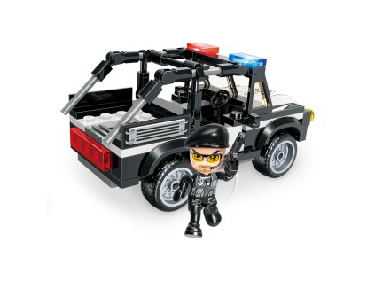 Qman Mine City Police W11011-1 Policajné auto