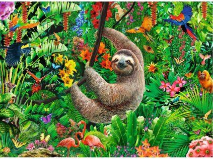 puzzle roztomily lenochod xxl 300 dilku 155687