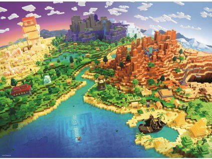 puzzle minecraft 500 dilku 240768