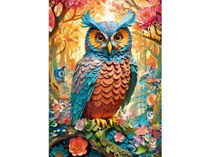 puzzle papirova sova 1000 dilku 217941
