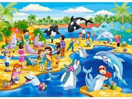 puzzle delfinarium 60 dilku 52220