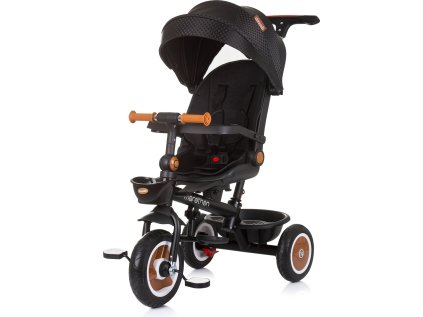 CHIPOLINO Tříkolka se stříškou Marathon 2v1 Obsidian