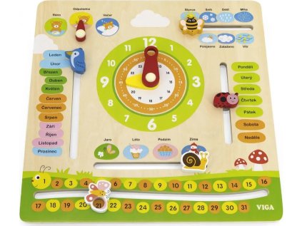 VIGA Dřevěný kalendář (v českém jazyce)