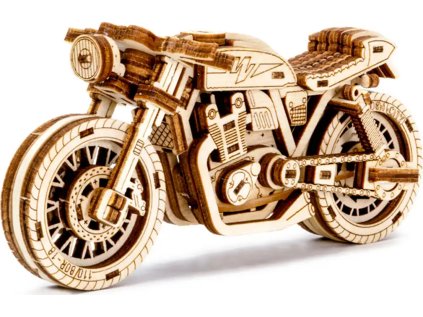 WOODEN CITY 3D puzzle Motorka Café Racer 85 dílků