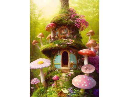 puzzle houbovy domecek 1000 dilku 230252