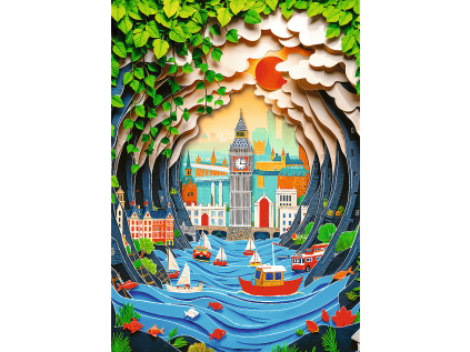 puzzle premium plus londyn 1000 dilku 243647