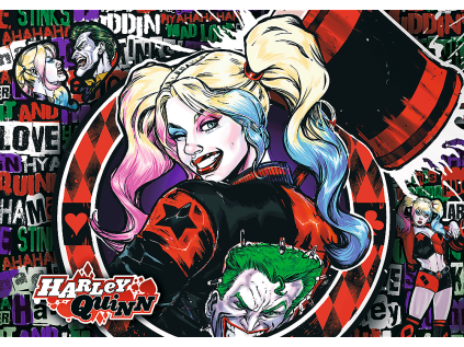 puzzle premium plus batman harley quinn 1000 dilku 227028