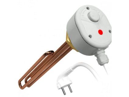 Electric heating element with thermostat 3kW BCH/BCO 6/4"