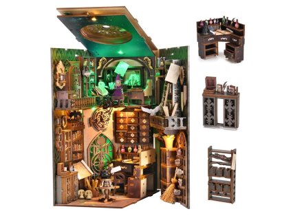 2Kids Toys 3D skladačka Zarážka na knihy Dom čarodejnice