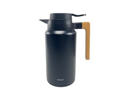 Thermo Kaffia 2 l - BLACK with wooden handle
