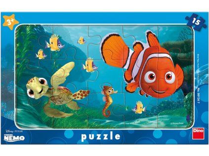 puzzle hleda se nemo nemo a zelva 15 dilku 201137