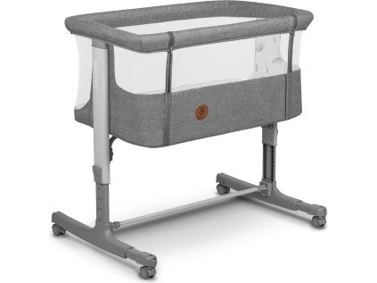 LIONELO Postýlka Aurora 3v1 Grey Concrete