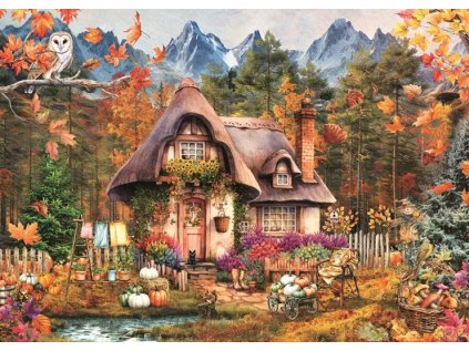 RAVENSBURGER Puzzle Dýňová chaloupka 1000 dílků