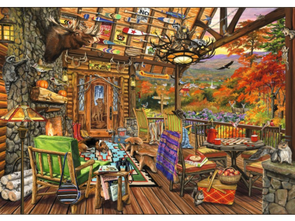 puzzle adirondackova veranda 2000 dilku 257673