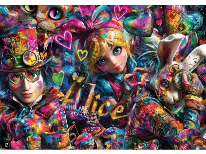 puzzle alenka v risi graffiti 2000 dilku 257772
