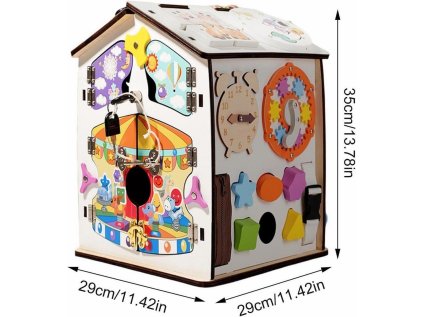 2Kids Toys Activity board Domček biely