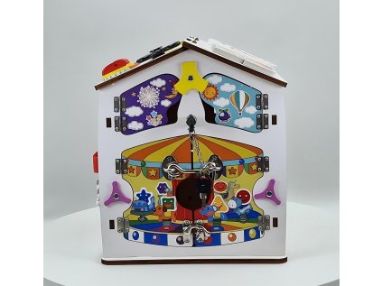 2Kids Toys Activity board Domček biely