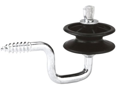 rohovy izolator pro elektricky ohradnik kerbl 44237 s vrutem o7mm