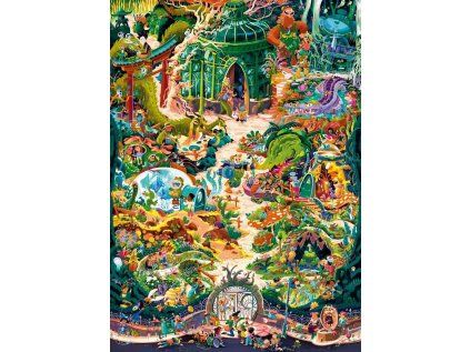 puzzle botanicka zahrada 2000 dilku 235824