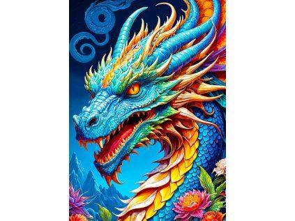 puzzle modry drak 1000 dilku 216598