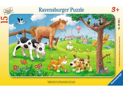 puzzle roztomili kamaradi 15 dilku 36386