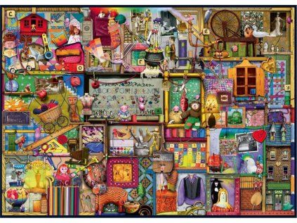 RAVENSBURGER Puzzle Komora plná řemesel 1000 dílků