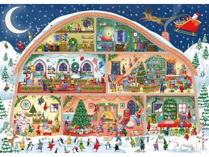 RAVENSBURGER Puzzle Santova dílna 1000 dílků