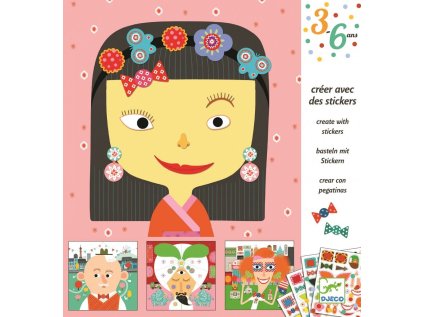 samolepkovy set obliceje 59133