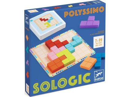 DJECO Dřevěný hlavolam Polyssimo