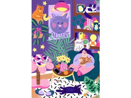 puzzle milovnice kocek 1000 dilku 247133
