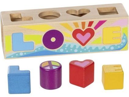 GOKI Dřevěný vkládací box Love